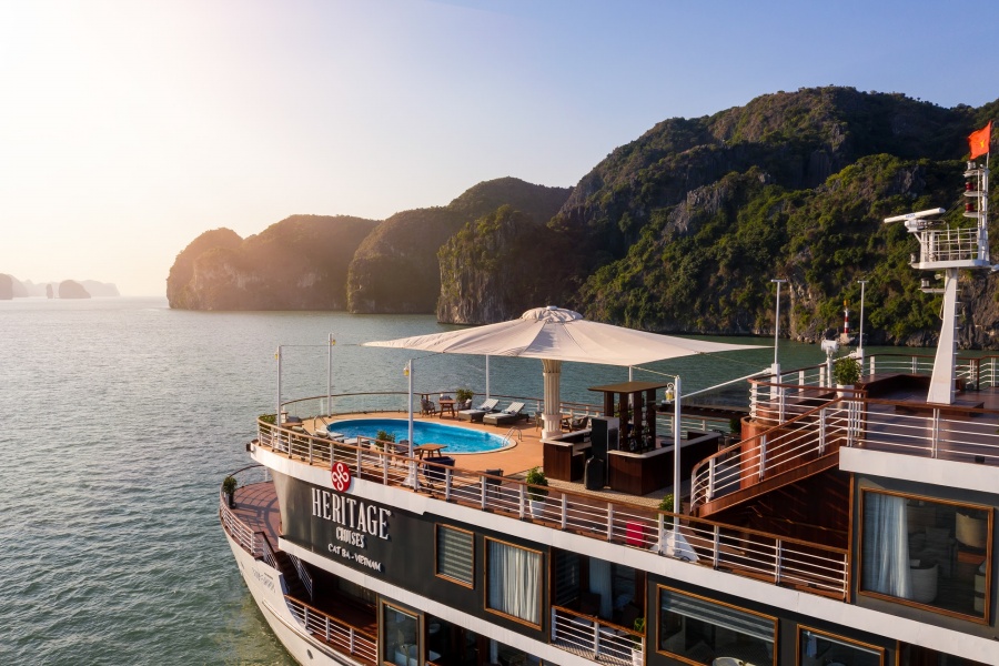 Heritage Cruise Ha Long Lan Ha Bay 2 Days 1 Night JBA TravelBox