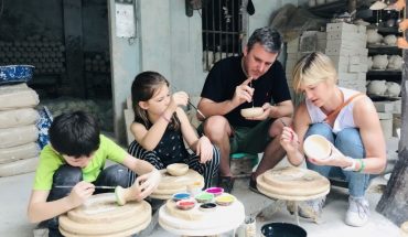 Explore Bat Trang Pottery Village Museum and Vietnamese Traditional Silk Professions in One Day